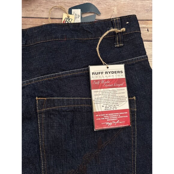 NEW Vintage RUFF RYDERS jeans baggy 90s hip hop 1990s DMX Y2K 48 x 33 SR8509-103 - Picture 13 of 16